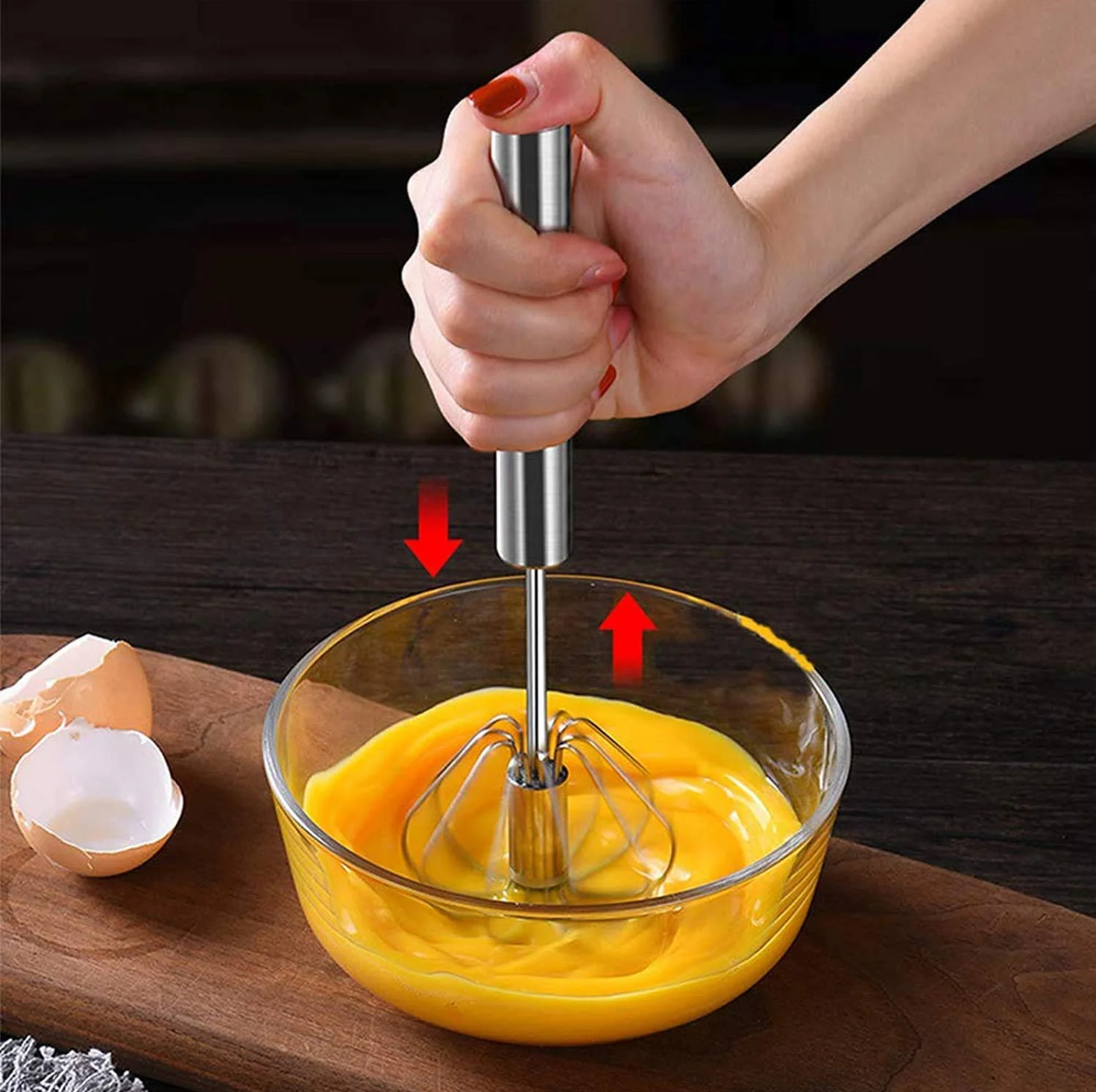 HomeJoy Rotary Egg Whisk – 27CM