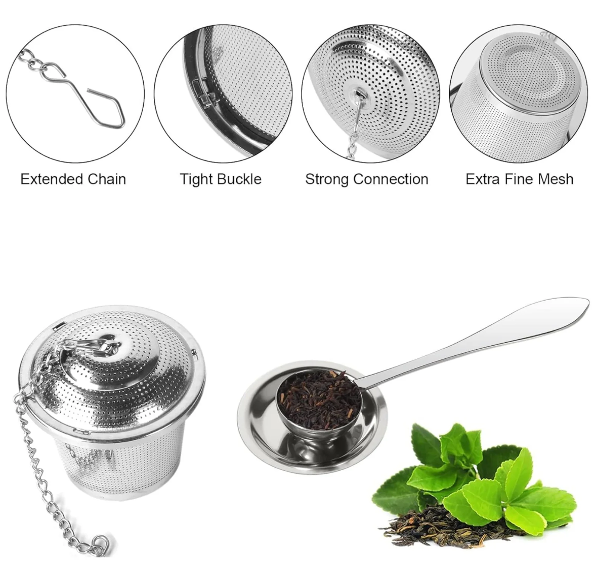 HomeJoy Stainless Steel Tea Filter