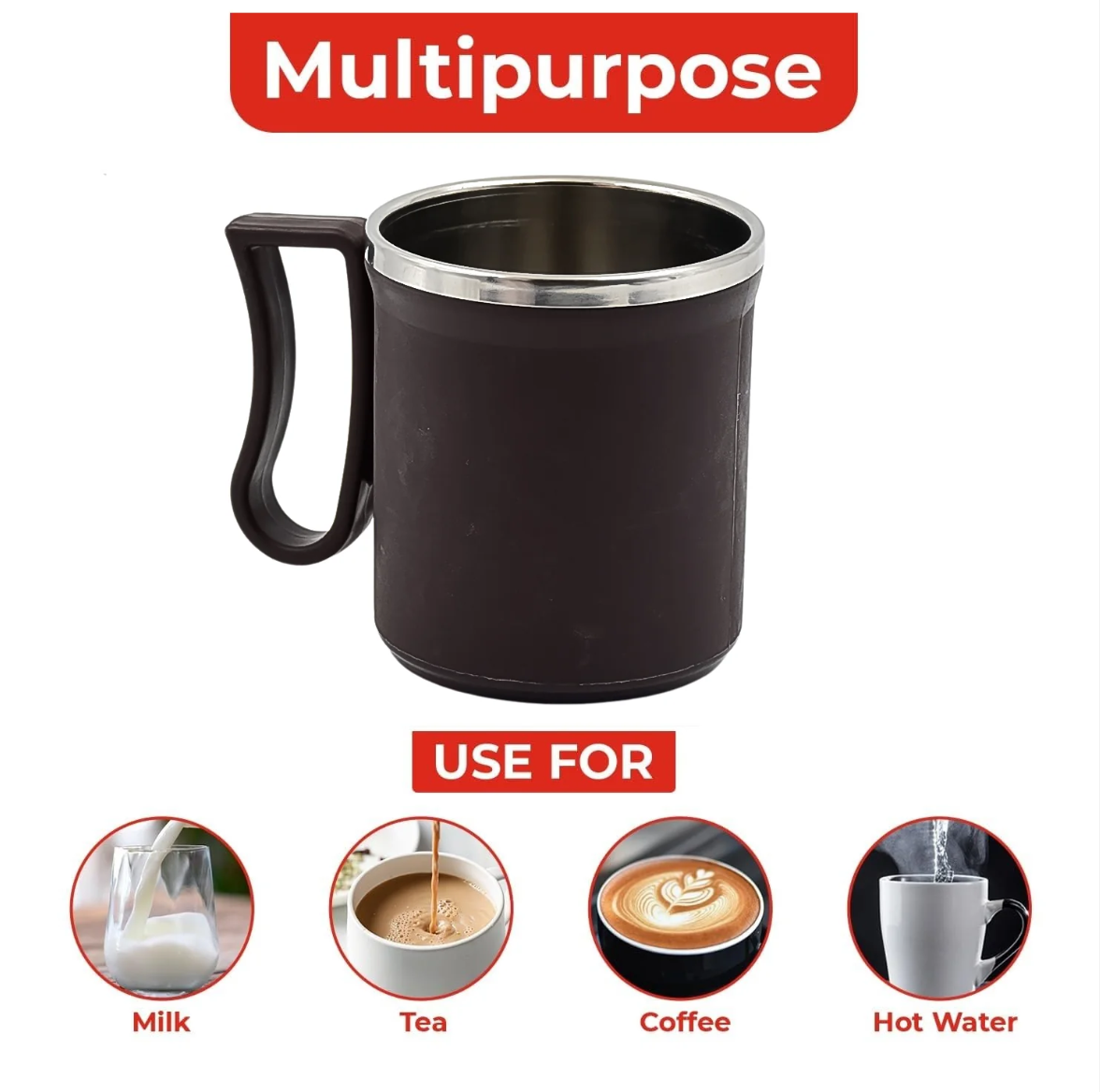 HomeJoy Insulated Coffee Mug – 200ML