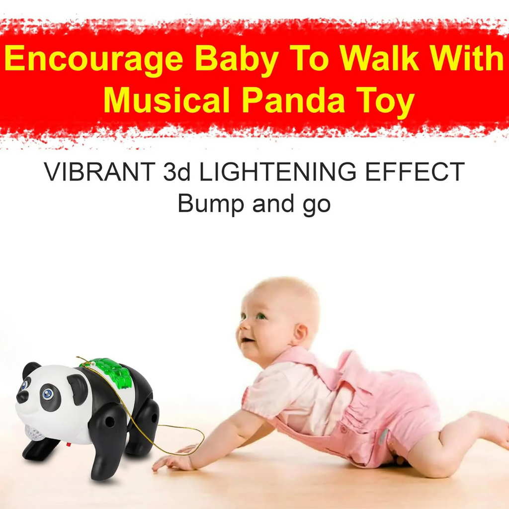 Crawling Panda Musical Toy