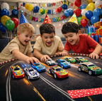 Metal Racing Cars Set – 10-Piece Pull-Back Toy Cars