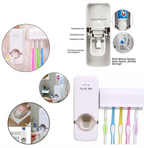 Automatic Toothpaste Dispenser & Toothbrush Holder
