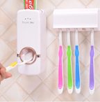 Automatic Toothpaste Dispenser & Toothbrush Holder