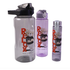 Kids Water Bottle Set – 3-Piece Cartoon Leak-Proof Set