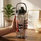 Kids Water Bottle Set – 3-Piece Cartoon Leak-Proof Set