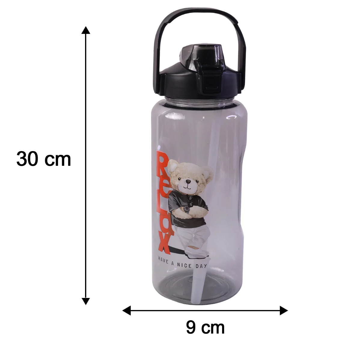 Kids Water Bottle Set – 3-Piece Cartoon Leak-Proof Set