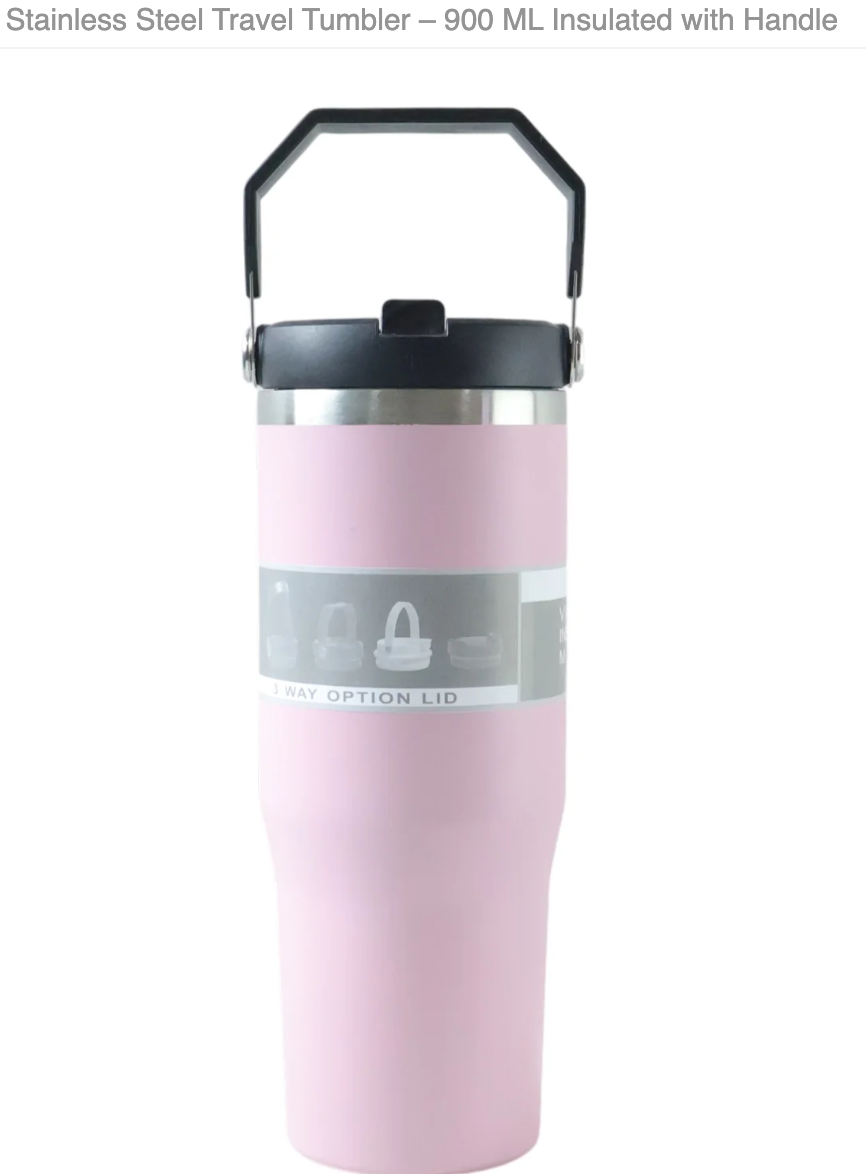 HomeJoy 900ML Stainless Steel Travel Tumbler